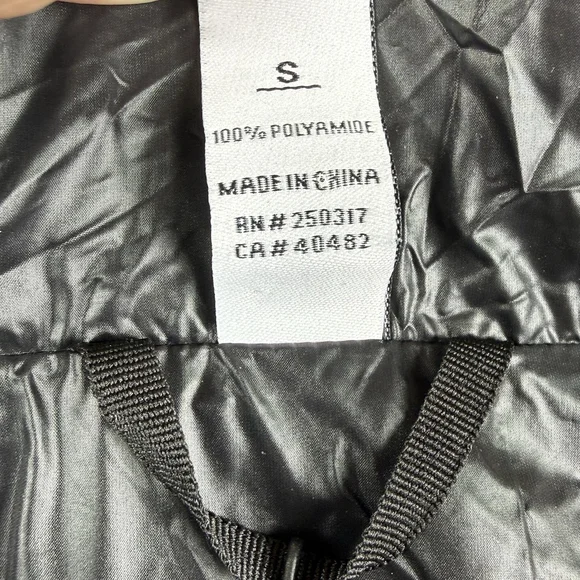 Anthropologie Varley Silverlake Gilet Longline Puffer Vest Red Small Oversized - Picture 13 of 13